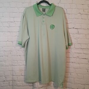 Rocawear Mens Short Sleeve Polo Shirt Green Embroidered Logo Size 3XB Big & Tall